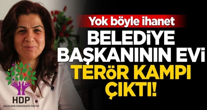 Belediye başkanının evi terör kampı çıktı! Yok böyle ihanet