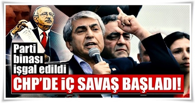 Son dakika: CHP'de iç savaş çıktı