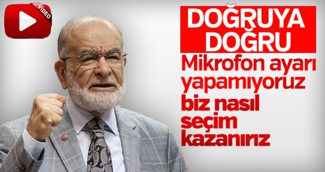 Karamollaoğlu partililere kızdı