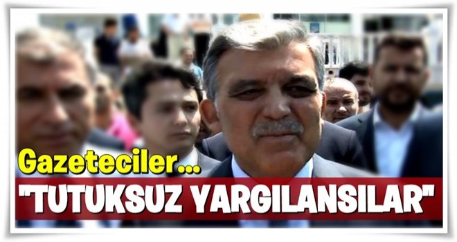 Abdullah Gül'den Cumhuriyet gazetesi açıklaması