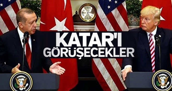 Erdoğan, Trump ile Katar krizini görüşecek