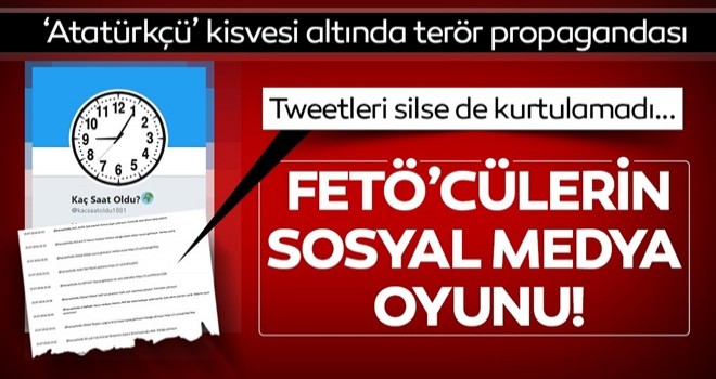 FETÖ’cülerin sosyal medyadaki kirli oyunu