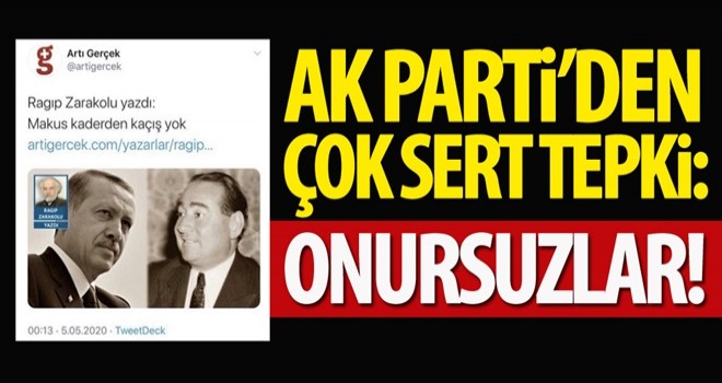 AK Parti'den alçak darbe ve idam tehdidine sert tepki