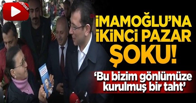 Ekrem İmamoğlu'na ikinci pazar şoku!