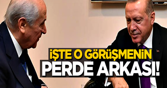 İşte Erdoğan-Bahçeli görüşmesinin perde arkası!