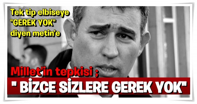 Feyzioğlu, FETÖ'cülere tek tip kıyafet uygulamasına karşı çıktı!