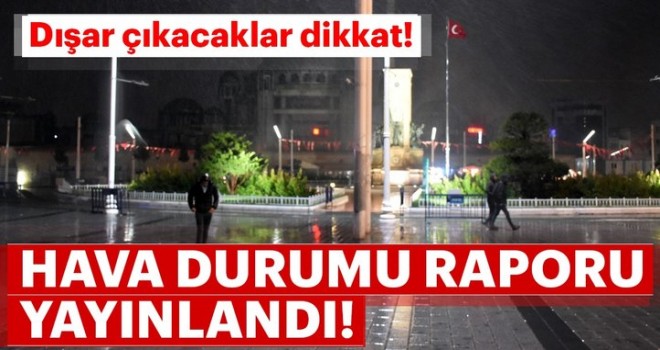 Tropik fırtına uyarısından sonra yağmur etkili oluyor.. Bugün hava durumu nasıl olacak?