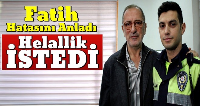 Fatih Altaylı o polisten özür diledi