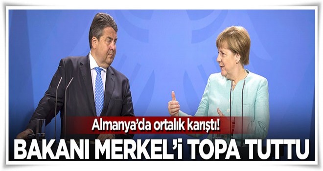 Sigmar Gabriel'den Merkel çıkışı