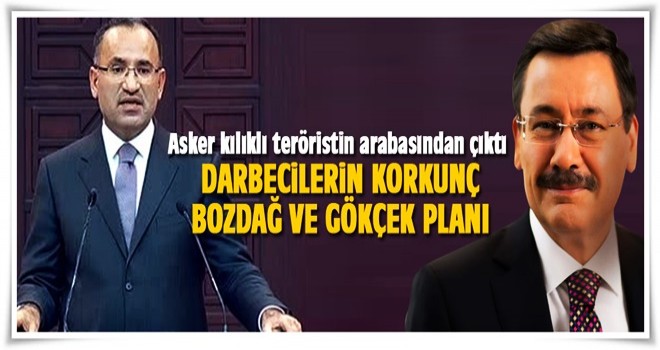 Bekir Bozdağ ve Melih Gökçek'i kaçırma planı eski Jandarma Kurmay Yarbay Ali Bozgeyik'in arabasından çıktı