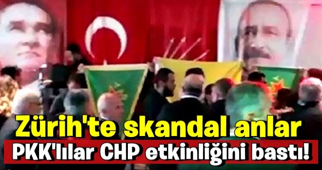 PKK'lılar CHP etkinliğini bastı! Kavgaya tutuştular