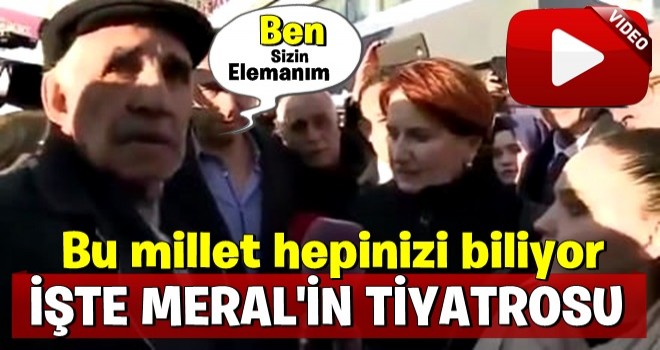 Deprem bölgesinde İYİ Parti tiyatrosu!