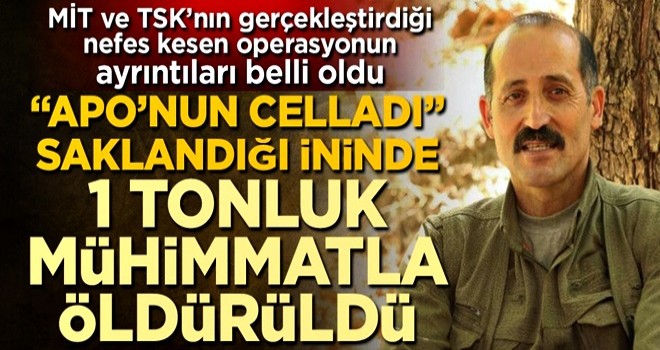 İHA'ların tespit ettiği "Apo'nun Celladı" Kasım Engin kod adlı terörist İsmail Nazlıkul saklandığı ininde öldürüldü