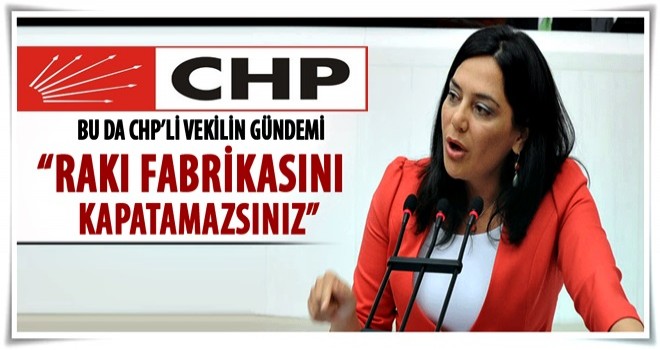 Rakı fabrikasının kapatılmasına CHP'den tepki