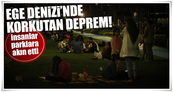 SON DAKİKA: Ege Denizi'nde deprem!