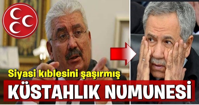 MHP'den Arınç'a zehir zemberek sözler...