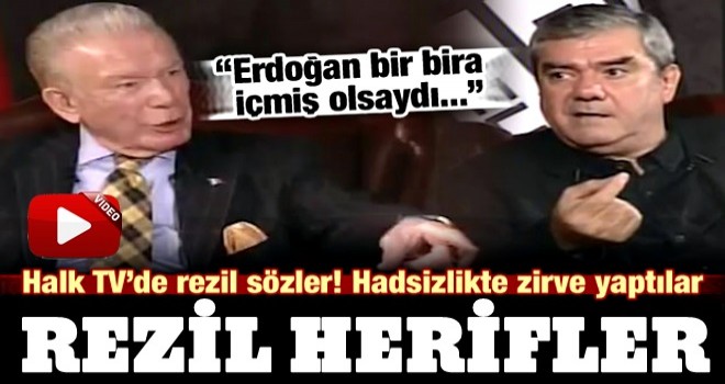 REZİL HERİFLER İyice saçmaladılar! 'Erdoğan bir bira içseydi...'