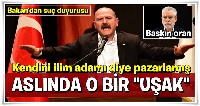 Bakan Soylu suç duyurusunda bulundu...