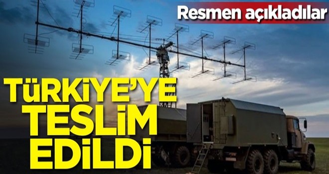 Dünyaya duyurdular! Türkiye'ye teslim edildi