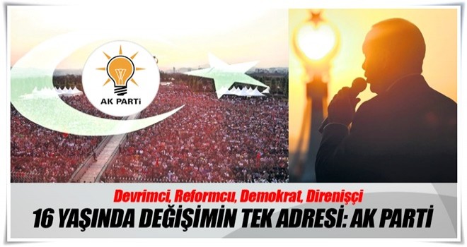 16 yaşında değişimin tek adresi