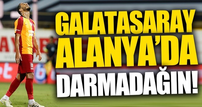 Galatasaray Alanya'da dağıldı