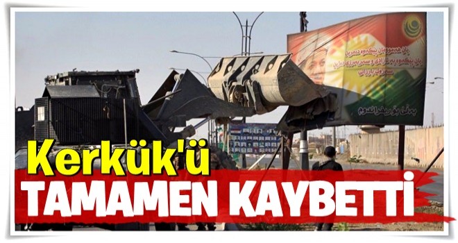 Barzani'ye büyük şok! Kerkük'ü tamamen kaybetti