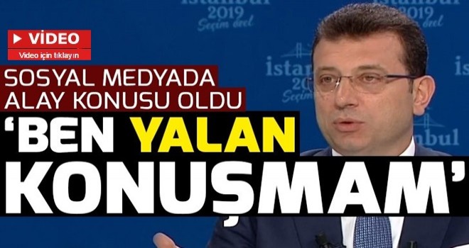 CHP Adayı Ekrem İmamoğlu'nun