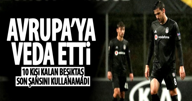 Beşiktaş, UEFA Avrupa Ligi'nde kayıp