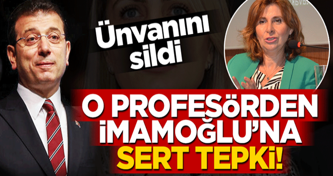 İ.oğlu'na tepki! Prof. Oktav unvanını sildi ve ekledi: Aslolan vatanseverliktir!