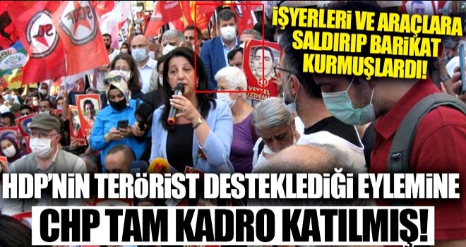 CHP'li başkandan yasadışı eyleme destek!