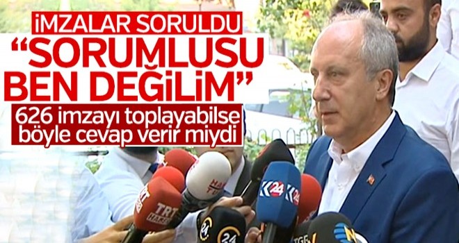 Muharrem İnce: Derdim koltuk değil