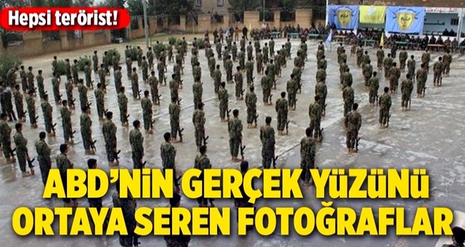 Menbic'teki terörist eğitimi görüntülendi .