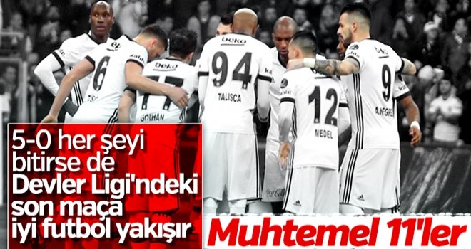 Beşiktaş-Bayern Münih maçı muhtemel 11'leri