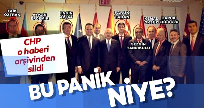 CHP, FETÖ imamı Faruk Taban ve yöneticilerinin Kılıçdaroğlu'nu ziyarete ilişkin haberi sildi!