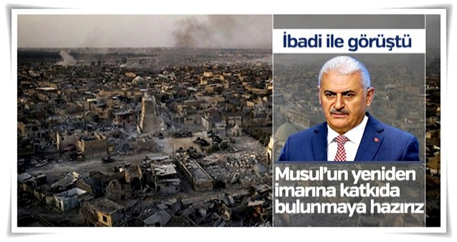 Başbakan Yıldırım İbadi ile görüştü