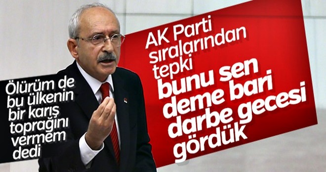 Kılıçdaroğlu'nun konuşması sırasında yaşanan gerginlik