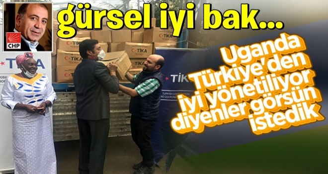 Türkiye'den Uganda'ya gıda yardımı