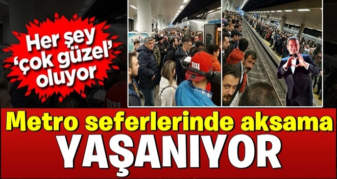 İstanbul'da metro seferlerinde YİNE aksama yaşandı!