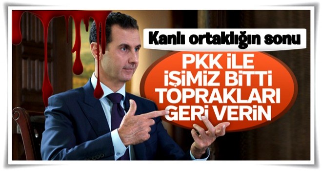 Esad PKK/PYD'den topraklarını geri istedi