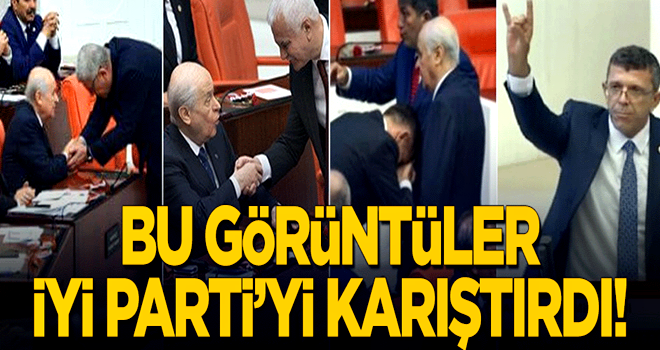 Bu görüntüler İYİ Parti'yi karıştırdı!