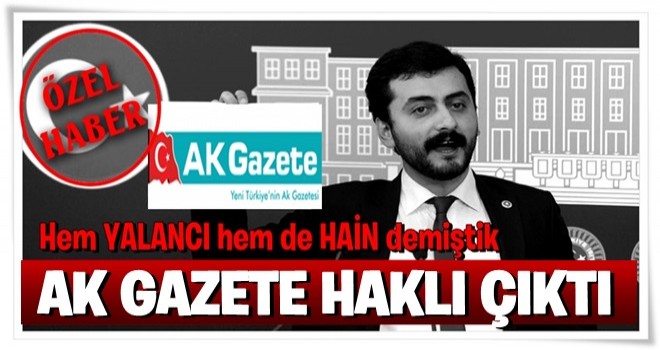 AK GAZETE Eren'e HAİN ve YALANCI demişti..TESCİLLENDİ