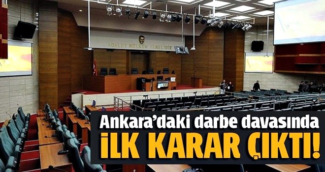 Darbe davalarında Ankara'da müebbet kararı