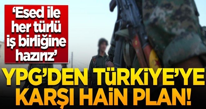 YPG'den Türkiye'ye karşı hain plan! 'Esed ile her türlü iş birliğine hazırız'