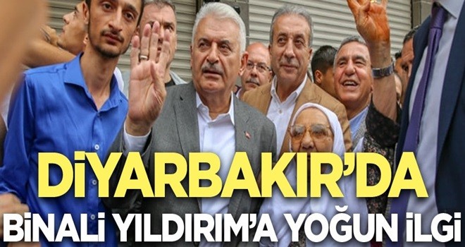 Binali Yıldırım Diyarbakır'da