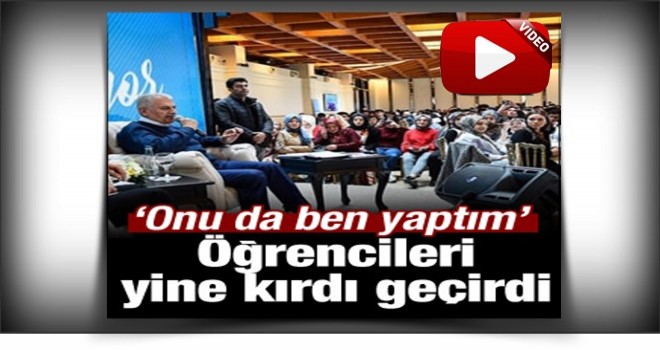 Binali Yıldırım Avcılar'da öğrencilerle bir araya geldi