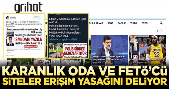 “Karanlık oda” ve FETö’cü siteler erişim yasağını deliyor