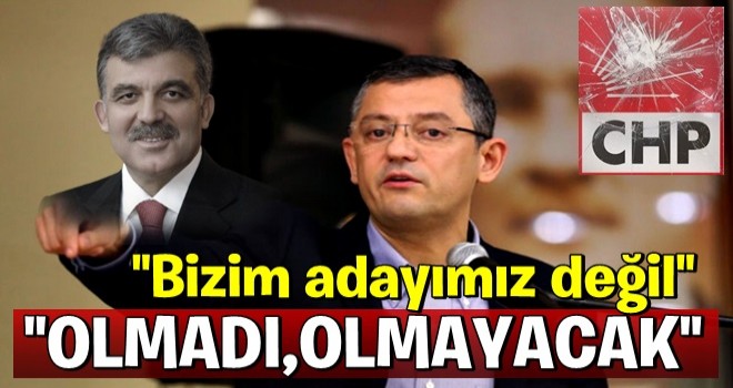 CHP'li Özgür Özel'den Abdullah Gül açıklaması