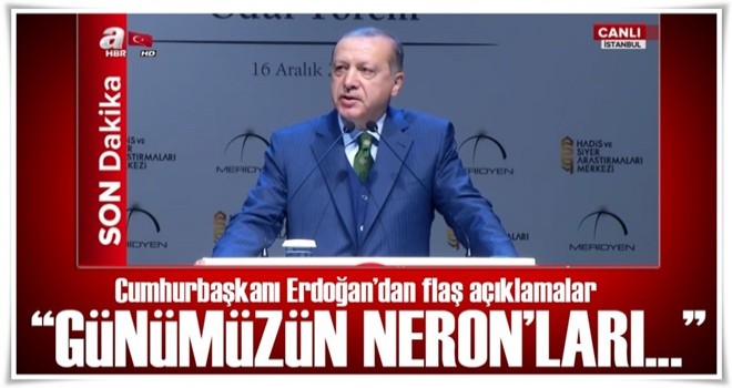 Cumhurbaşkanı Erdoğan'dan flaş uyarı: İslam dünyası yeniden dizayn edilmek isteniyor