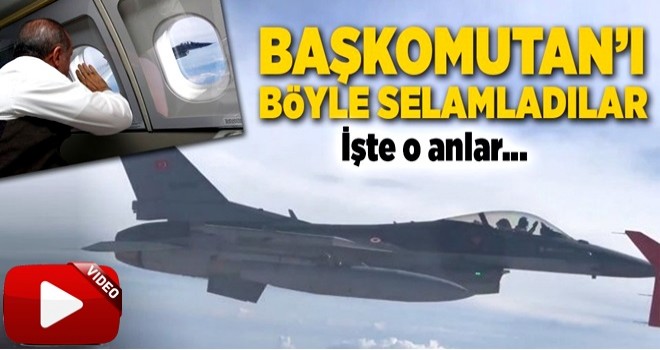 Pilotlar Adana semalarında Cumhurbaşkanı'na selam verdi .