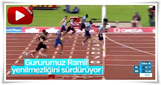 Ramil Guliyev yine birinci oldu